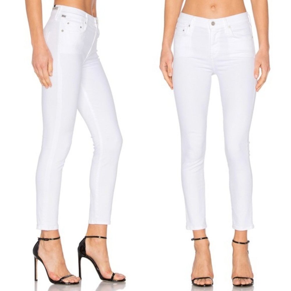 COH Phantom Cropped Skinny Leg Jeans White